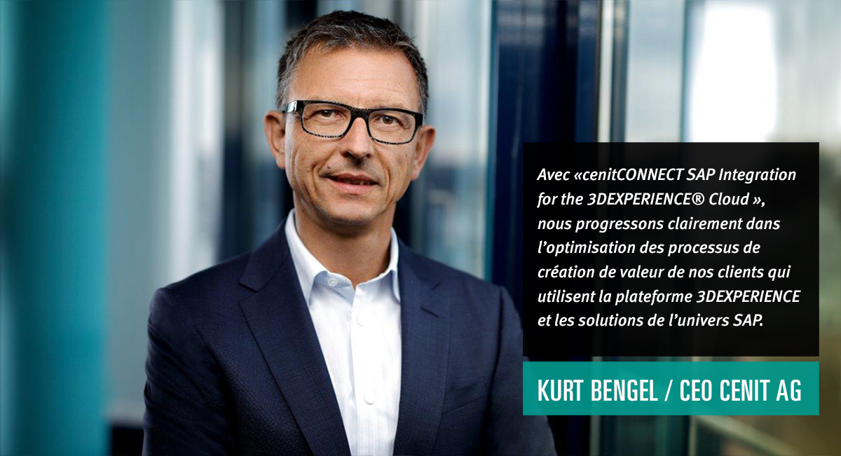 CENIT propose l’intégration combinée de la plateforme SAP et de la plateforme 3DEXPERIENCE dans le Cloud
